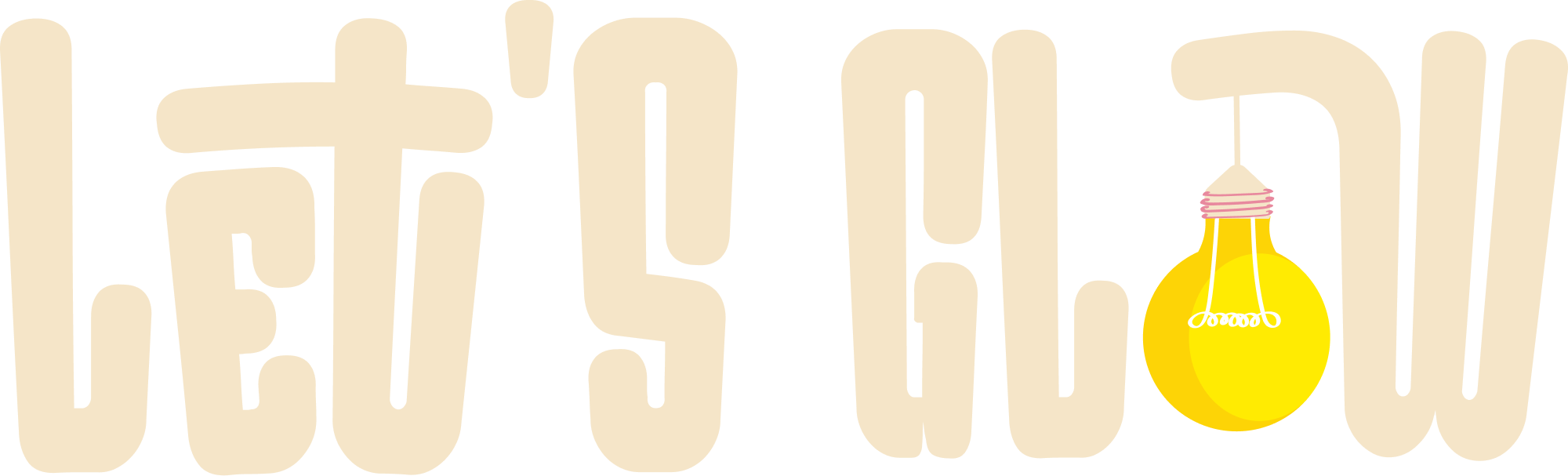 Logo horizontal, Beige