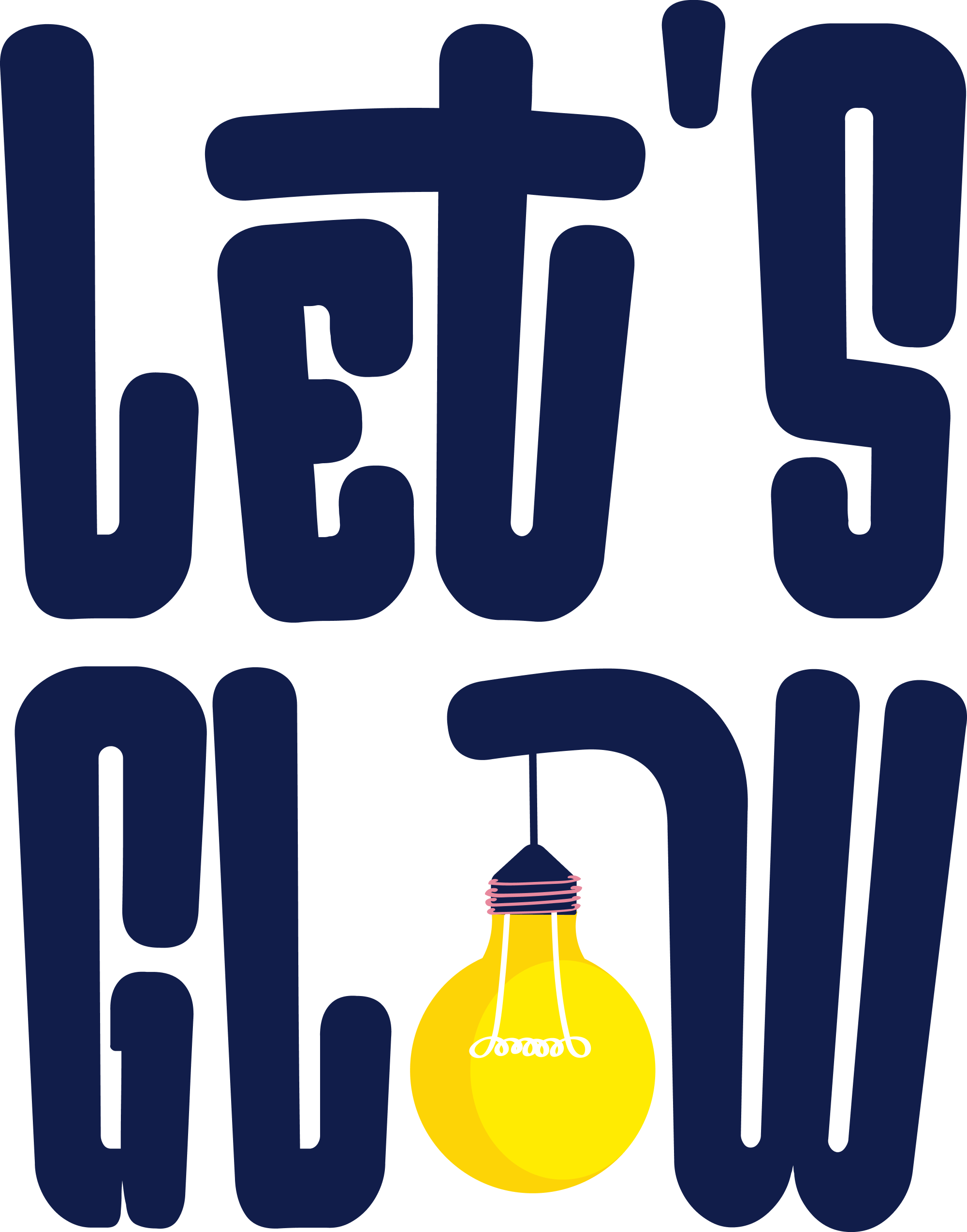 Logostamp gestapelt, Navy